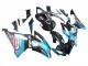 Carenados Moto Yamaha YZF 600 R6 2008-2016 - Azul Claro Negro Mate Petronas ENEOS