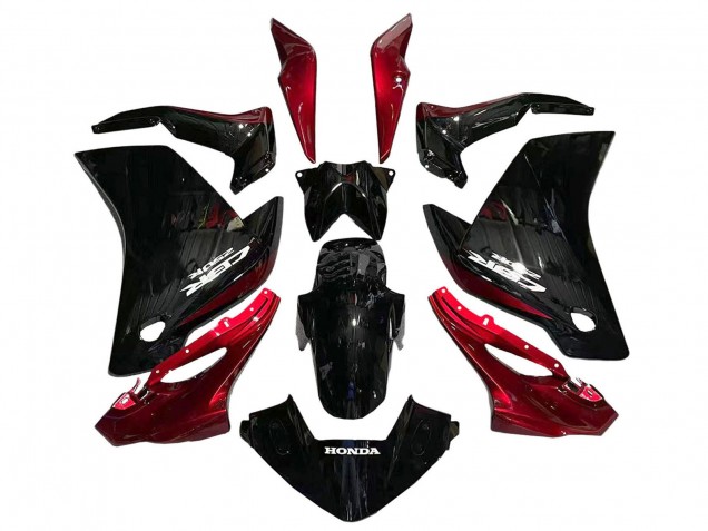 Carenados Moto Honda CBR250RR 2011-2015 - Negro Brillante Rojo