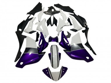 Carenados Moto Honda CBR250RR 2011-2015 - Blanco Púrpura Oscuro Negro