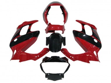 Carenados Moto Honda VTR1000F 1997-2005 - Rojo Negro Brillante