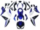 Carenados Moto Kawasaki Z1000 2014-2019 - Blanco Azul Negro