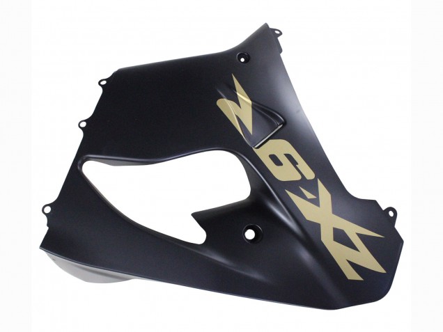 Carenados Moto Kawasaki ZX9R 2000-2001 - Negro Mate Oro