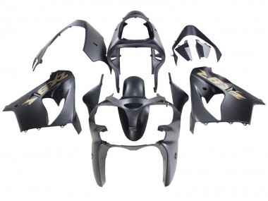 Carenados Moto Kawasaki ZX9R 2000-2001 - Negro Mate Oro