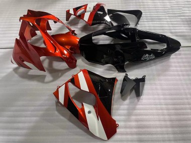 Carenados Moto Kawasaki ZX9R 2002-2003 - Rojo Blanco Negro Brillante