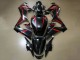 Carenados Moto Honda CBR650R 2019-2020 - Negro Brillante Rojo Raya
