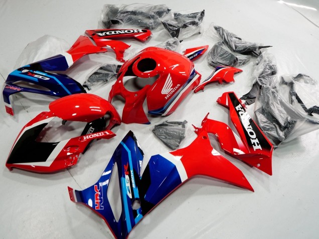 Carenados Moto Honda CBR650R 2019-2020 - Rojo Blanco Azul Negro Brillante HRC