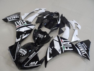 Carenados Moto Yamaha YZF R1 2009-2011 - Blanco Negro Motul Fiat