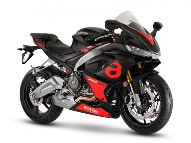 Carenados Moto Aprilia RS660 2020-2024 - Negro Mate Rojo
