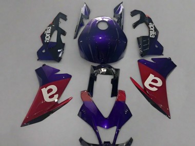 Carenados Moto Aprilia RSV4 1000 2009-2015 - Púrpura Rojo
