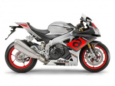 Carenados Moto Aprilia RSV4 1000 2009-2015 - Plata Rojo Negro