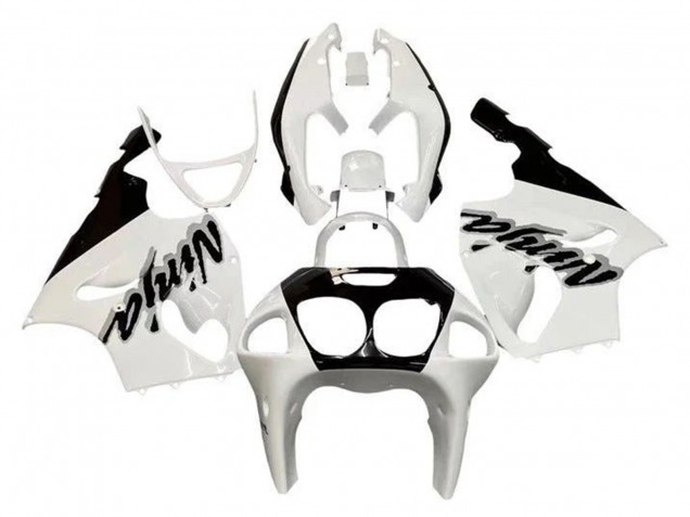 Carenados Moto Kawasaki ZX7R 1996-2003 - Blanco Negro
