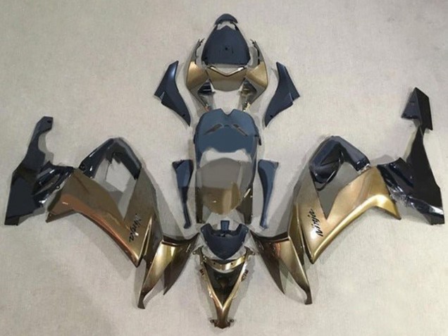 Carenados Moto Kawasaki ZX10R 2008-2010 - Oro Oscuro Negro