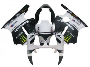 Carenados Moto Kawasaki ZX12R 2002-2006 - Blanco Negro Amarillo Monstruo