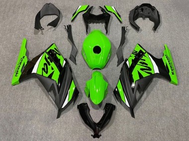 Carenados Moto Kawasaki EX300 2013-2024 - Verde Blanco Negro