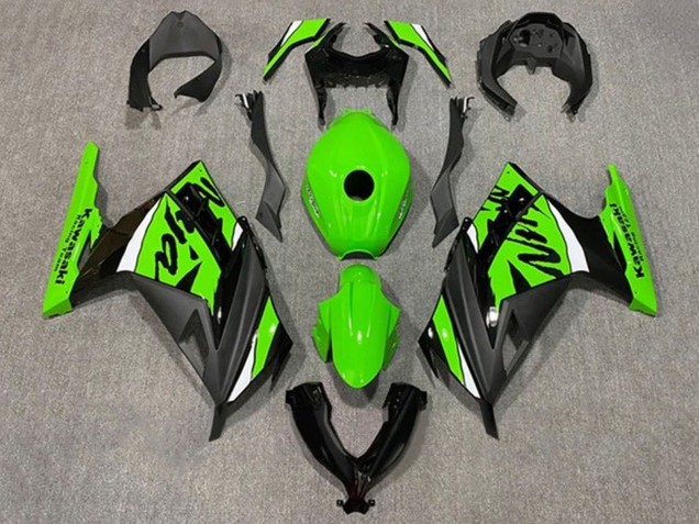 Carenados Moto Kawasaki EX300 2013-2024 - Verde Blanco Negro