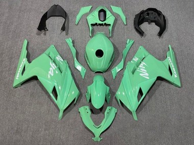 Carenados Moto Kawasaki EX300 2013-2024 - Verde Claro Blanco