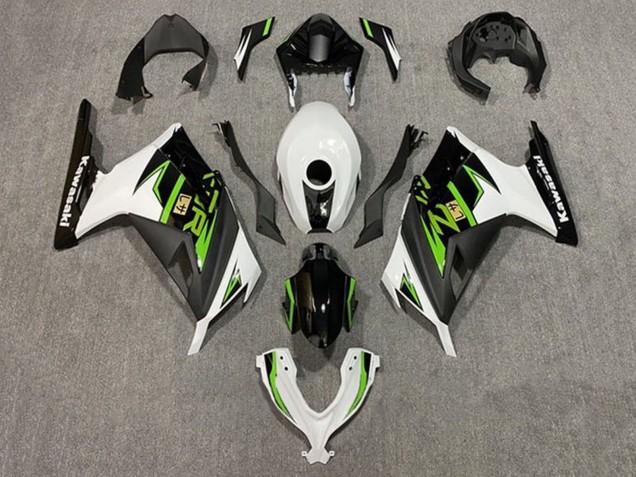 Carenados Moto Kawasaki EX300 2013-2024 - Blanco Verde Negro