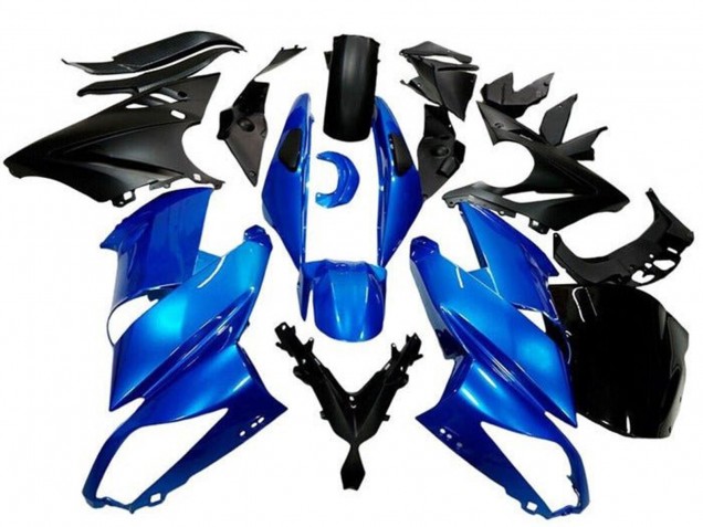 Carenados Moto Kawasaki Ninja 650 EX650 2009-2011 - Azul Negro Mate