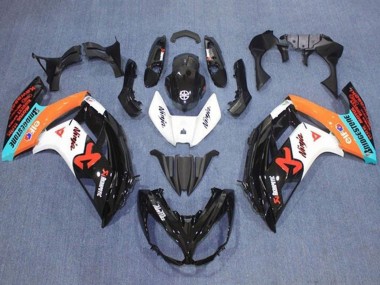 Carenados Moto Kawasaki Ninja 650 EX650 2012-2016 - Negro Brillante Blanco Naranja Azul Rojo