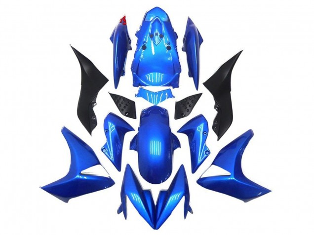 Carenados Moto Kawasaki Z1000 2007-2009 - Azul Negro