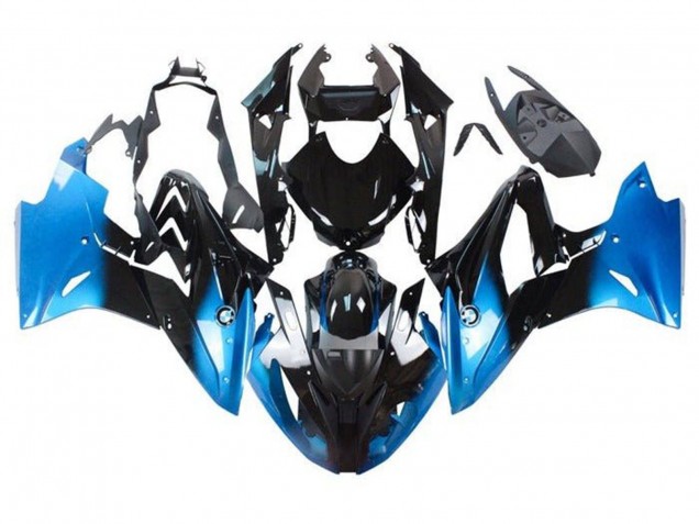 Carenados Moto BMW S1000RR 2017-2018 - Azul Negro Brillante Fade