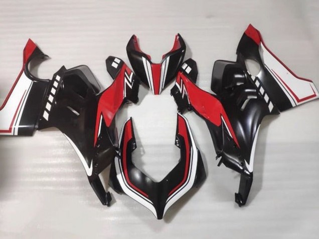 Carenados Moto Ducati Panigale V4 V4S 2020-2021 - Blanco Rojo Negro Brillante