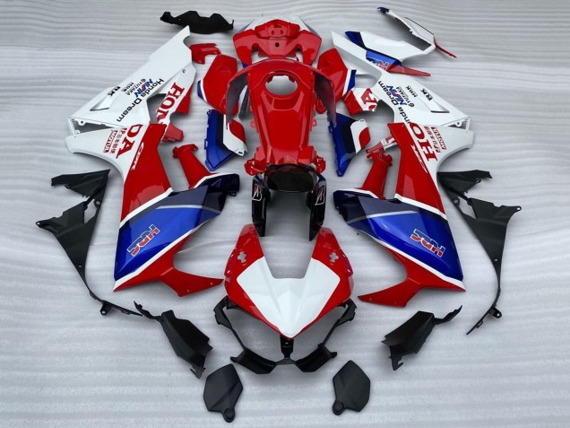 Carenados Moto Honda CBR1000RR 2017-2023 - Blanco Rojo Azul HRC