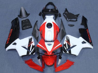 Carenados Moto Honda CBR600RR 2005-2006 - Negro Blanco Rojo