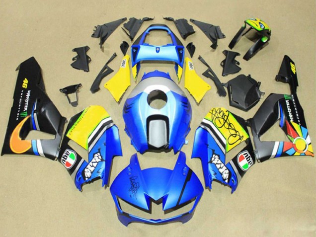 Carenados Moto Honda CBR600RR 2013-2026 - Azul Amarillo Negro Mate Verde Monstruo