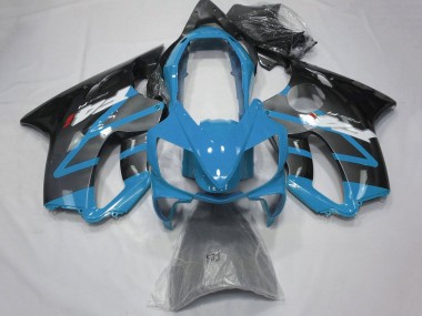 Carenados Moto Honda CBR600 F4i 2004-2007 - Azul Claro Gris Negro Brillante