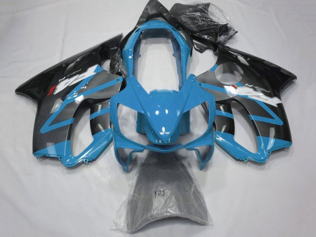 Carenados Moto Honda CBR600 F4i 2004-2007 - Azul Claro Gris Negro Brillante