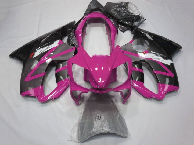 Carenados Moto Honda CBR600 F4i 2004-2007 - Rosa Gris Negro Brillante