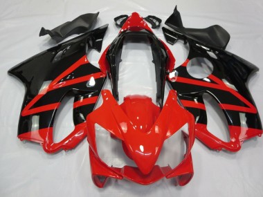 Carenados Moto Honda CBR600 F4i 2004-2007 - Rojo Negro Brillante