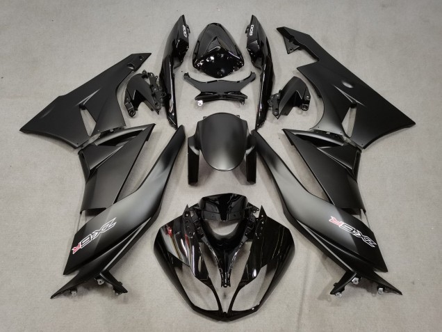 Carenados Moto Kawasaki ZX6R 2009-2012 - Negro Mate Negro Brillante Blanco Rojo