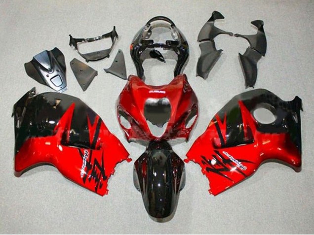 Carenados Moto Suzuki GSXR 1300 Hayabusa 1996-2007 - Rojo Negro Brillante