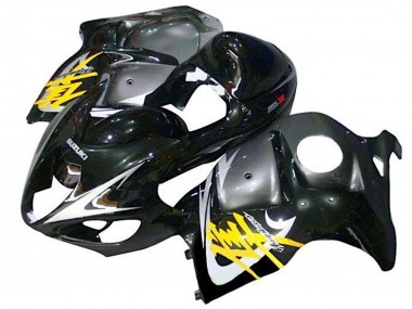 Carenados Moto Suzuki GSXR 1300 Hayabusa 1996-2007 - Negro Brillante Plata Amarillo