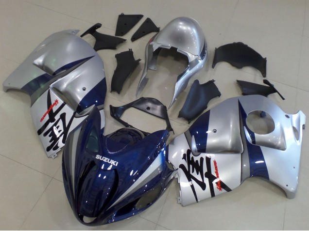 Carenados Moto Suzuki GSXR 1300 Hayabusa 1996-2007 - Plata Azul Oscuro