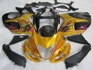 Carenados Moto Suzuki GSXR 1300 Hayabusa 1996-2007 - Oro Negro Rosa