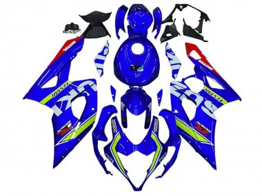Carenados Moto Suzuki GSXR 1000 2005-2006 - Azul Verde Blanco Rojo