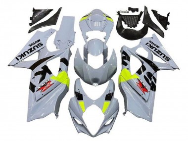 Carenados Moto Suzuki GSXR 1000 2005-2006 - Gris Negro Neon Amarillo Rojo