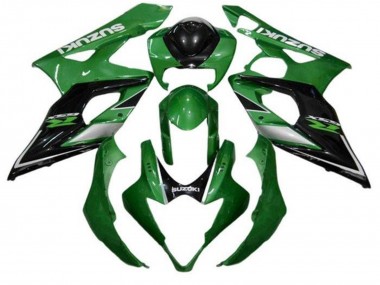 Carenados Moto Suzuki GSXR 1000 2005-2006 - Verde Negro Plata