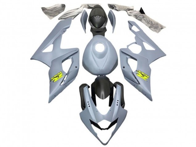 Carenados Moto Suzuki GSXR 1000 2005-2006 - Gris Mate Negro Amarillo