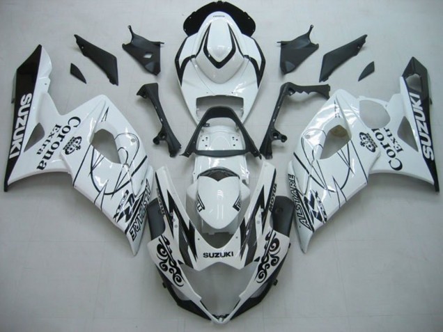 Carenados Moto Suzuki GSXR 1000 2005-2006 - Blanco Negro Alstare Corona