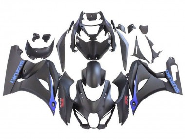 Carenados Moto Suzuki GSXR1000 2017-2024 - Negro Mate Azul