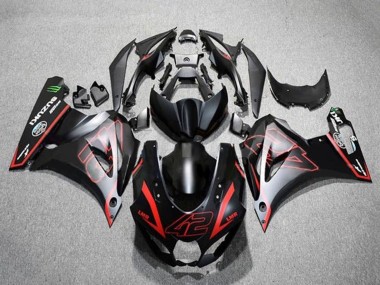 Carenados Moto Suzuki GSXR1000 2017-2024 - Negro Mate Rojo 42