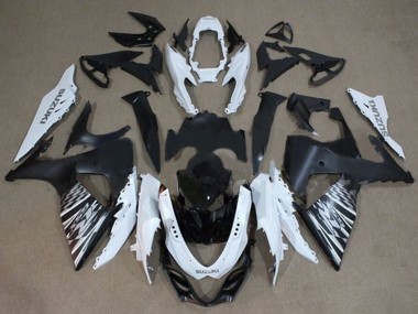 Carenados Moto Suzuki GSXR 1000 2009-2016 - Blanco Negro Plata Checker