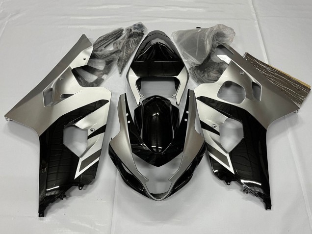 Carenados Moto Suzuki GSXR 600 / GSXR 750 2001-2003 - Plata Negro Brillante