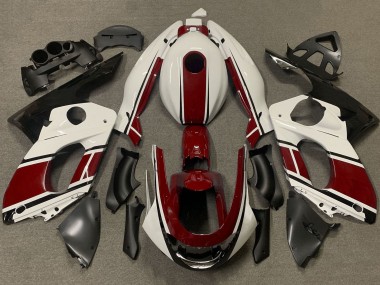 Carenados Moto Yamaha YZF600R Thundercat 1996-2007 - Blanco Rojo Oscuro
