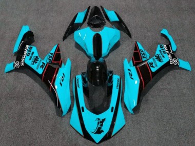 Carenados Moto Yamaha YZF 1000 R1 2015-2019 - Azul Negro Rojo