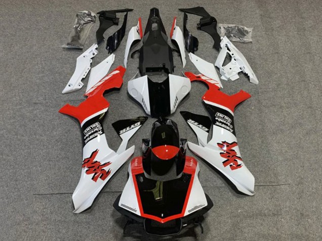 Carenados Moto Yamaha YZF 1000 R1 2020-2025 - Blanco Rojo Negro Brillante GYTR
